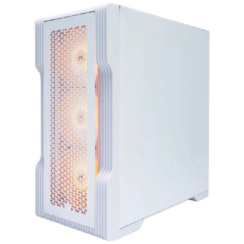Корпус 1STPLAYER Trilobite T3 ARGB White (T3-WH-4F7-W) / mATX / 4x120mm ARGB fans
