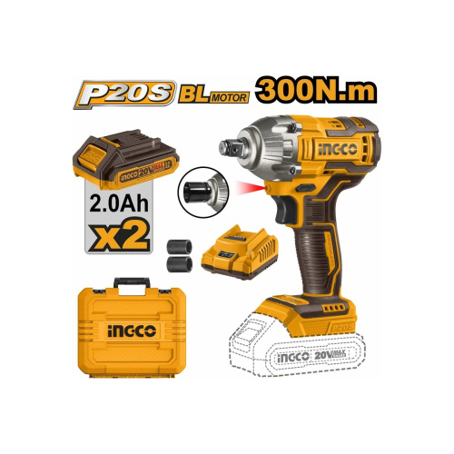 Гайковерт INGCO CIWLI2038 ударный аккумуляторный