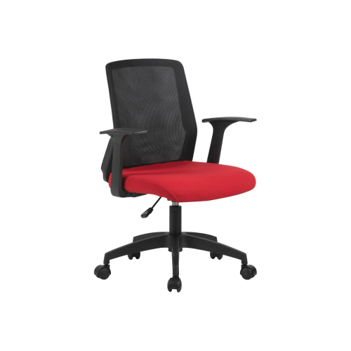 Кресло Cactus CS-MC222-BKRD черный сиденье темно-красный