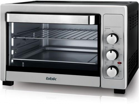 Мини-печь BBK OE3884MC серебристый