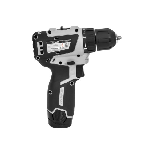 Дрель-шуруповерт аккумуляторная ИНТЕРСКОЛ ДА-10/12В 38 МиниМакс (757.3.2.40) с акк и ЗУ