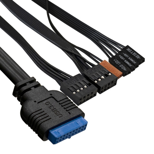 Корпус ExeGate BAA-109U2-AAA450 Minitower (mATX, AAA450 8см, 2*USB+2*USB3.0, аудио, черный)