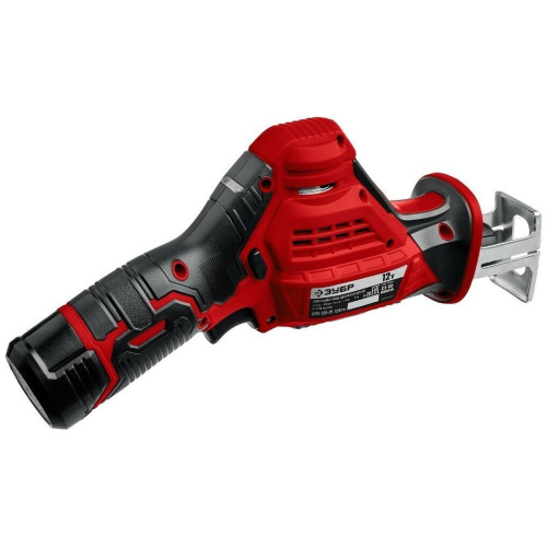 Пила сабельная ЗУБР СПЛ-125-21 12В, 1 АКБ (2Ач), в коробке