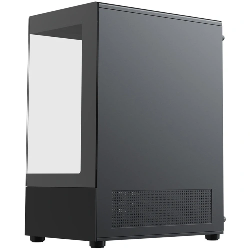 Корпус XASTRA Q300M 3ARGB-C6 Black (Q300M-3FM12A-C6) mATX/Aquarium/Screewless/ 3x120mm ARGB PWM FM fans/Argb+PWM Hub 6port