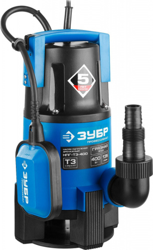 Насос дренажный Зубр НПГ-Т3-400