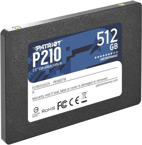 SSD Patriot 512Gb P210 P210S512G25