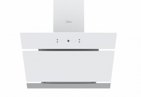 Вытяжка наклонная Midea MH60AN668GW белый/серебристый