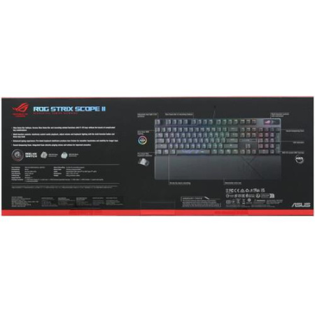 Клавиатура проводная ASUS ROG Strix Scope II