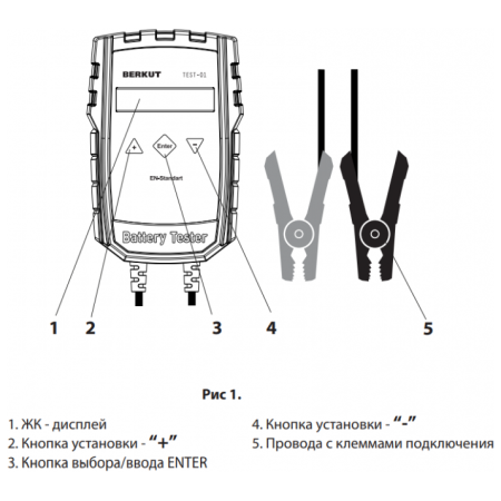 Тестер АКБ Berkut Test-01
