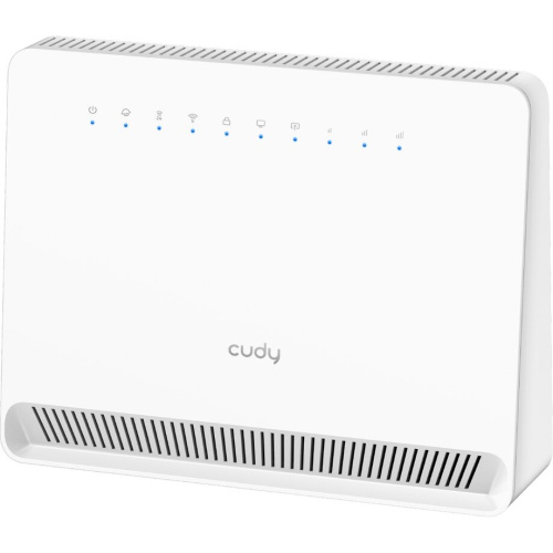 Модем CUDY AC1200 (LT500E) Wi-Fi 4G LTE-Cat4 Router, AC1200 Wi-Fi, build-in 4G LTE modem, 4 10/100M RJ45, Nano SIM, 300Mbps at 2.4GHz + 867Mbps