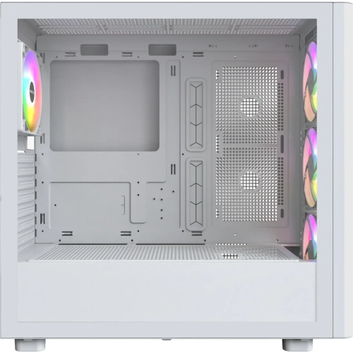 Корпус Montech XR Wood белый без БП ATX 3x120mm 2xUSB3.0 audio bott PSU