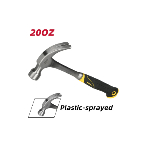 Молоток-гвоздодер Deli DL5073 550 гр, прорезиненная рукоять