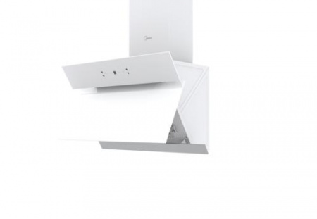 Вытяжка наклонная Midea MH60AN668GW белый/серебристый