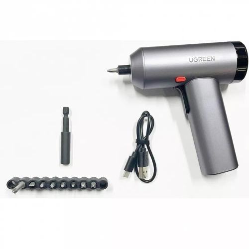 Шуруповерт UGREEN UT118 (15712) Electric Screwdriver Set Gray