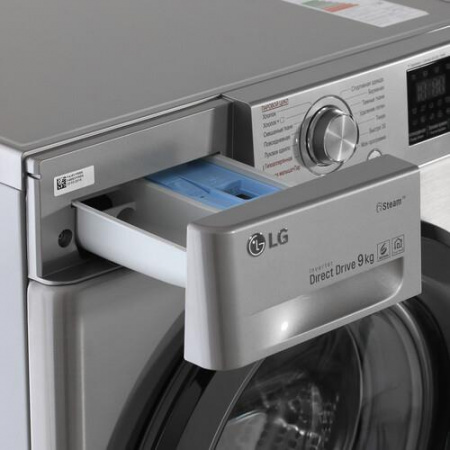Стиральная машина LG F4M5VS6S серебристый
