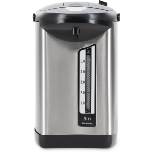 Термопот Starwind STP5741 черный/серебристый