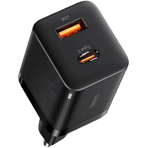 СЗУ Baseus Super Si Pro CCSUPP-E01 Quick Charger C+U 30W EU Black