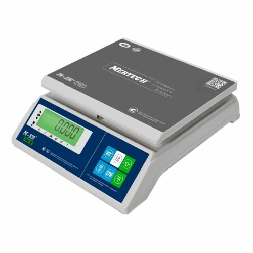 Фасовочные настольные весы MERTECH M-ER 326 AFU-6.1 Post III LCD (3734), белые, 6кг