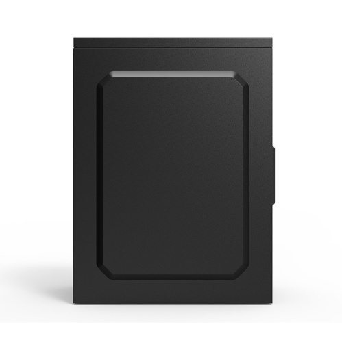 Корпус CBR PCC-MATX-MX08-WPSU mATX Minitower MX08, без БП, 2*USB 2.0, HD Audio+Mic, Black