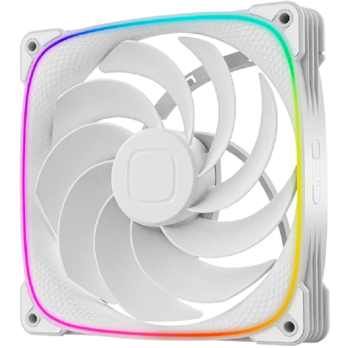 Вентилятор Geometric Future Squama 2503RW-14 Reverse White (1F2503R114100) / 140mm, PWM, 2100 RPM, 71.80 CFM, 34.0 dBA, 5V ARGB