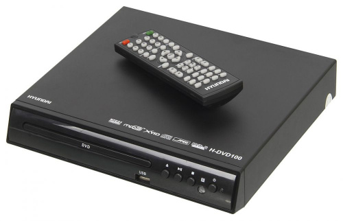Плеер DVD Hyundai H-DVD100 черный
