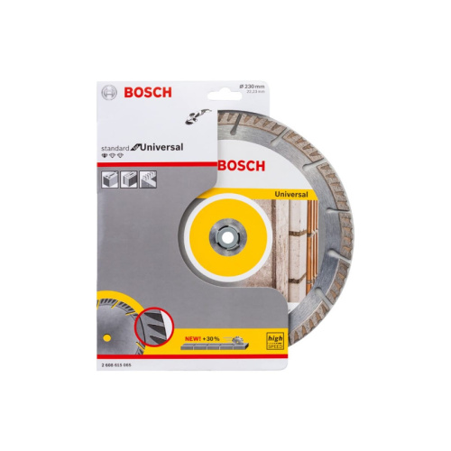 Диск алмазный турбосегментный BOSCH 2608615065 Upe 230х22мм