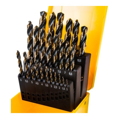 Набор сверл по металлу Inforce HSS-G 11-01-705 25 предметов 1-13