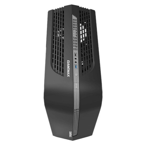 Корпус GameMax Centauri BG H601 mATX, black, w/o PSU, w/1xUSB3.0+1xUSB2.0+HD-Audio, w/1x12mm Blue Led fan